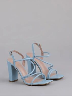 Top Moda EmmarieCeleste strappy block heel sandals size 6.5